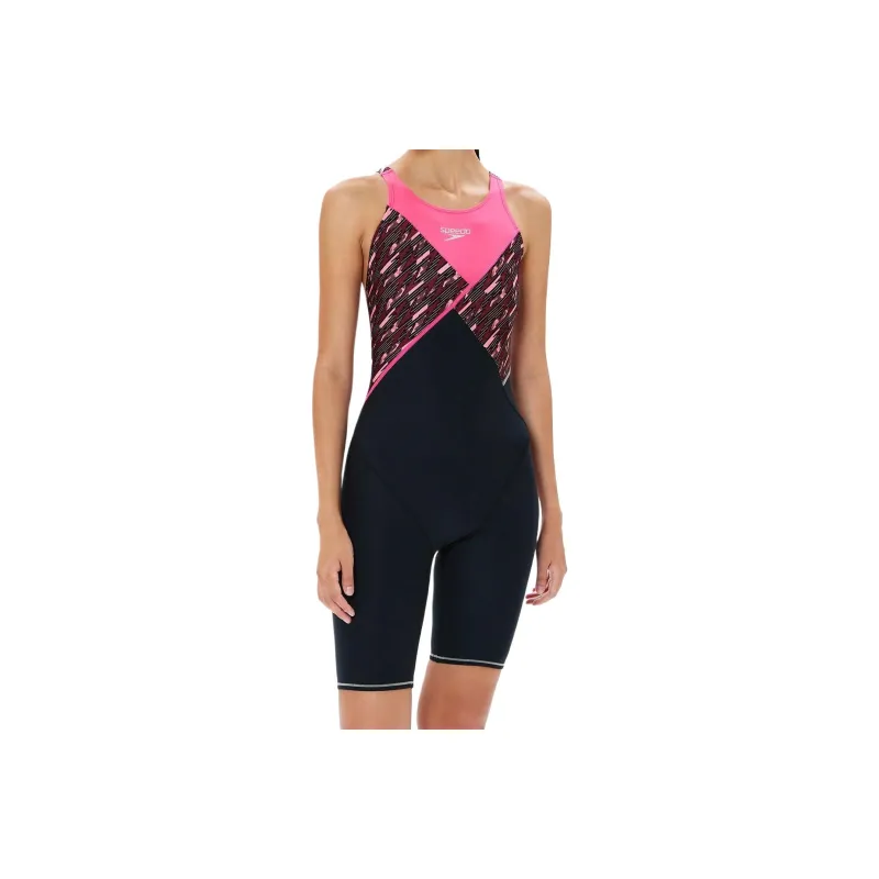 Speedo Boon Float Turns Kneeskin One piece Swimsuit Women's-0