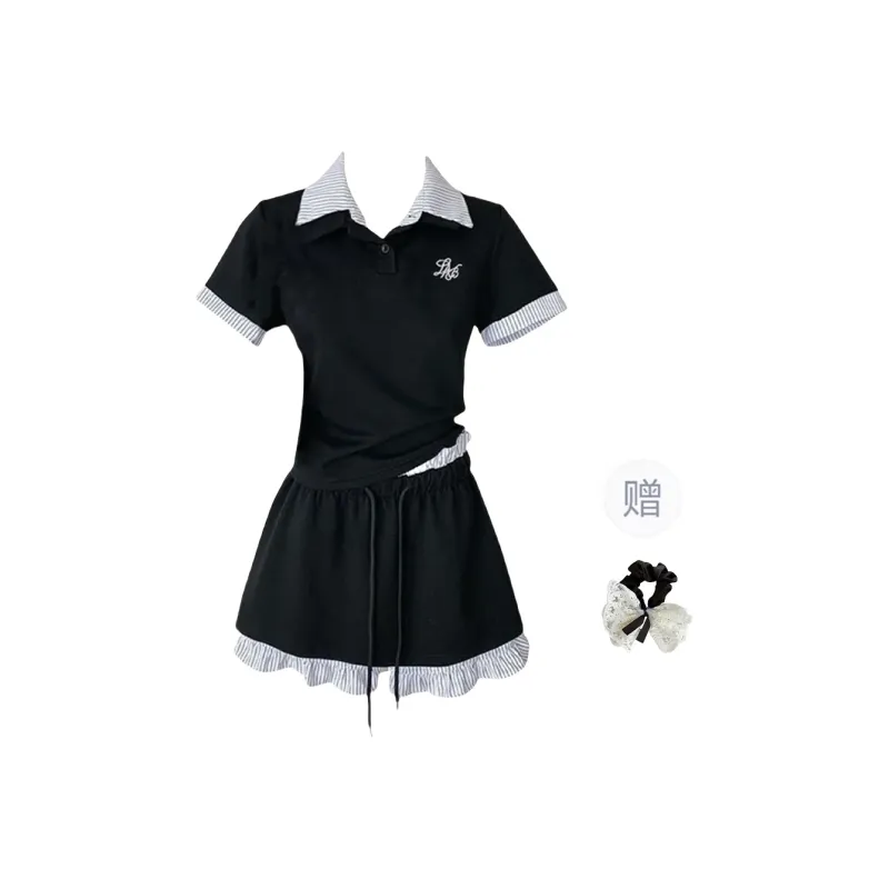 TUSHIFEI Two Piece Skirt Sets Women's-6