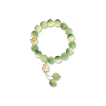 YOASOBI Colored Glaze Jade Bracelets Women's