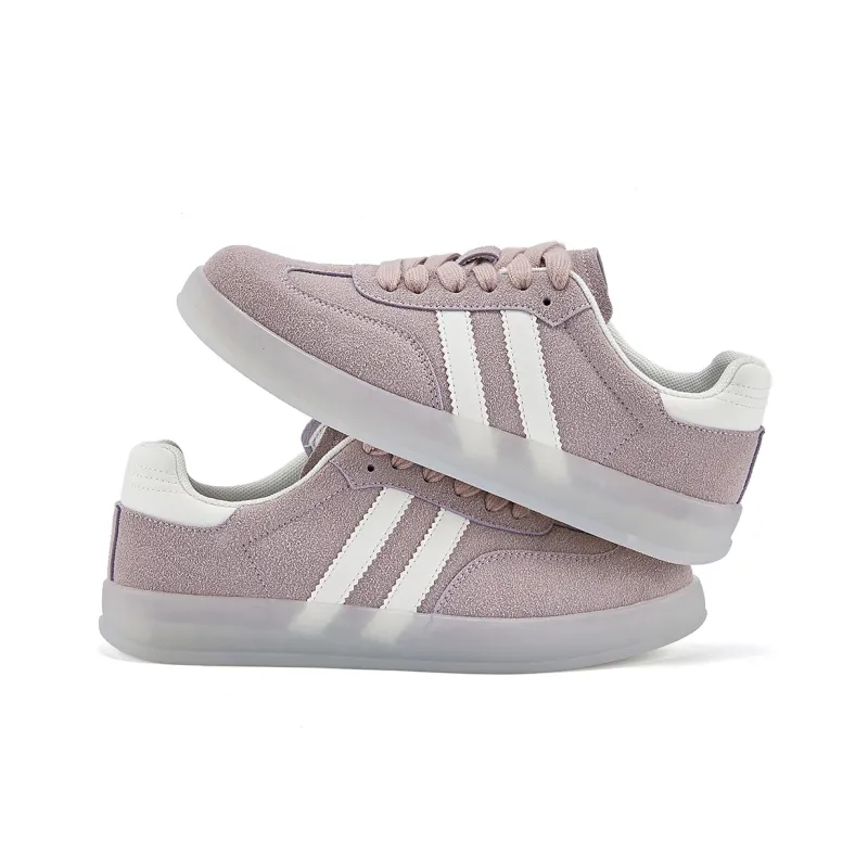 La Chapelle Slip Resistant, Abrasion Resistant, Lightweight Low Top Casual Shoes Women's Purple-2
