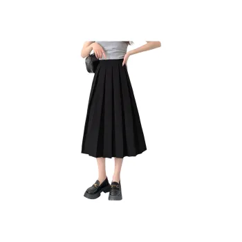 Ya Sheep People Casual Long Skirts Women's Black