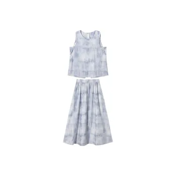 DIALOGUE Two Piece Skirt Sets Women's