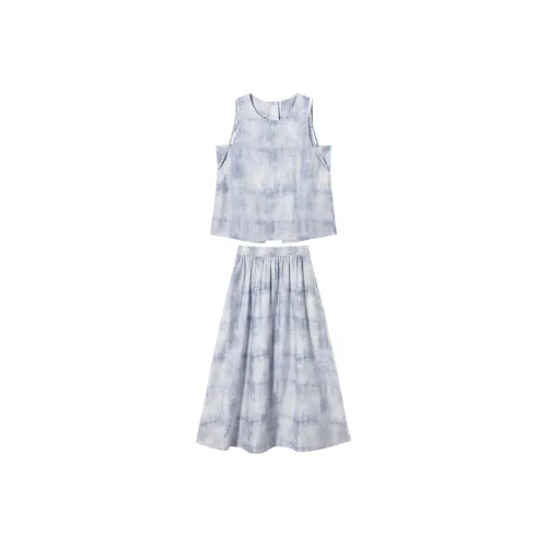DIALOGUE Two Piece Skirt Sets Women's
