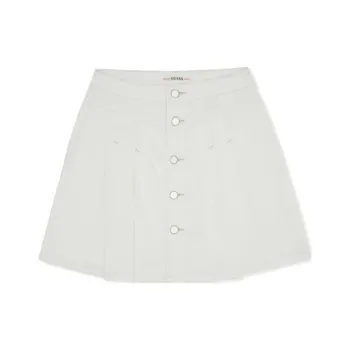 GUESS Denim Short Skirts Women's White