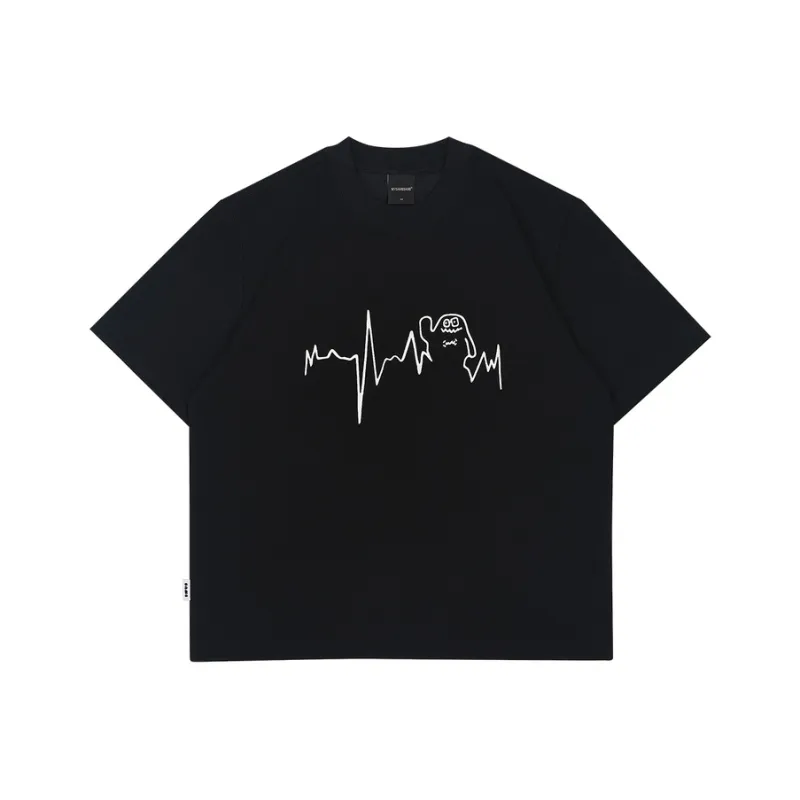 MYSAMESAME T Shirts Unisex Black-0