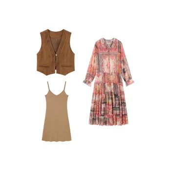 GULIANFEI Skirt Set Women's Image Color
