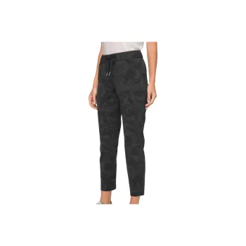 Lululemon On The Fly On The Fly Athletic Trousers Women's Camouflage Gray Black