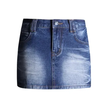 ZAVK Denim Short Skirts Women's