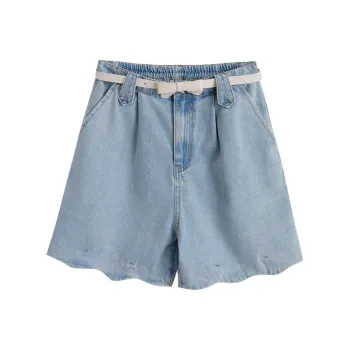 ZIHAN Denim Shorts Women's Blue