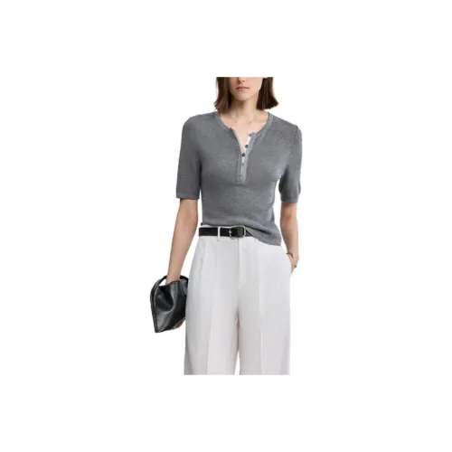 LILY Knitwear Women's 501 Gray