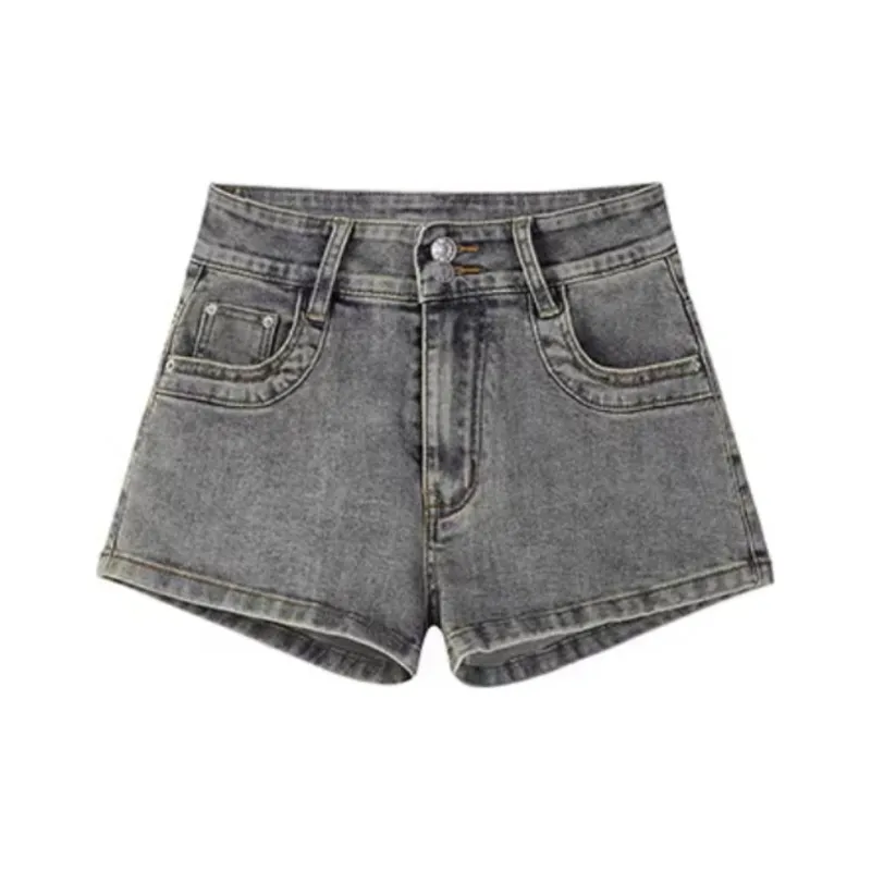 Kazakhstan Denim Shorts Women's-0