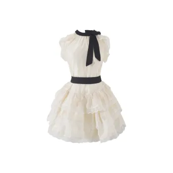 Dear Zhazha Lolita Fashion Women's Moonlight Apricot Dress