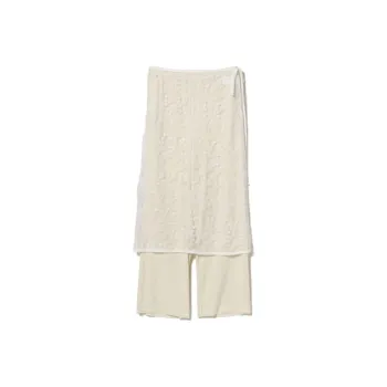 Beams Skirt Set Women's Ivory White