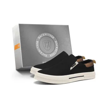 HACKBUTEER Low Top Canvas Shoes Men's Box Included