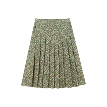 HAZZYS Casual Long Skirt Women's Green