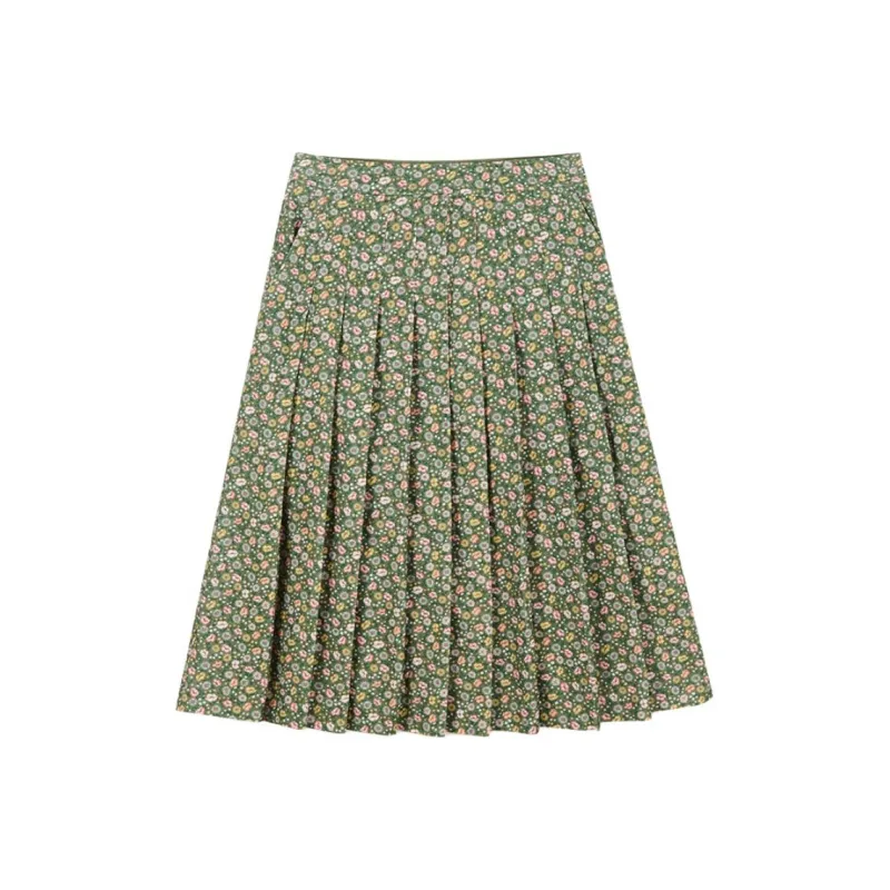 HAZZYS Casual Long Skirt Women's Green-0