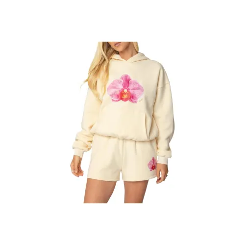 Edikted Orchid Babe Hoodie Sweatshirt Women's