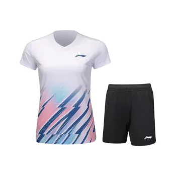 LiNing Badminton Clothing Women's White Black