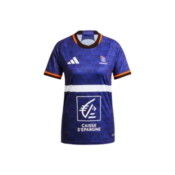 Adidas Women's France Handball Replica Jersey Semi Lucid Blue