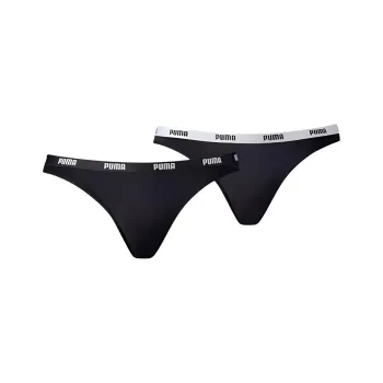 PUMA Bikini Underwear 2 Pack Bikini Women's 2 Pack Black