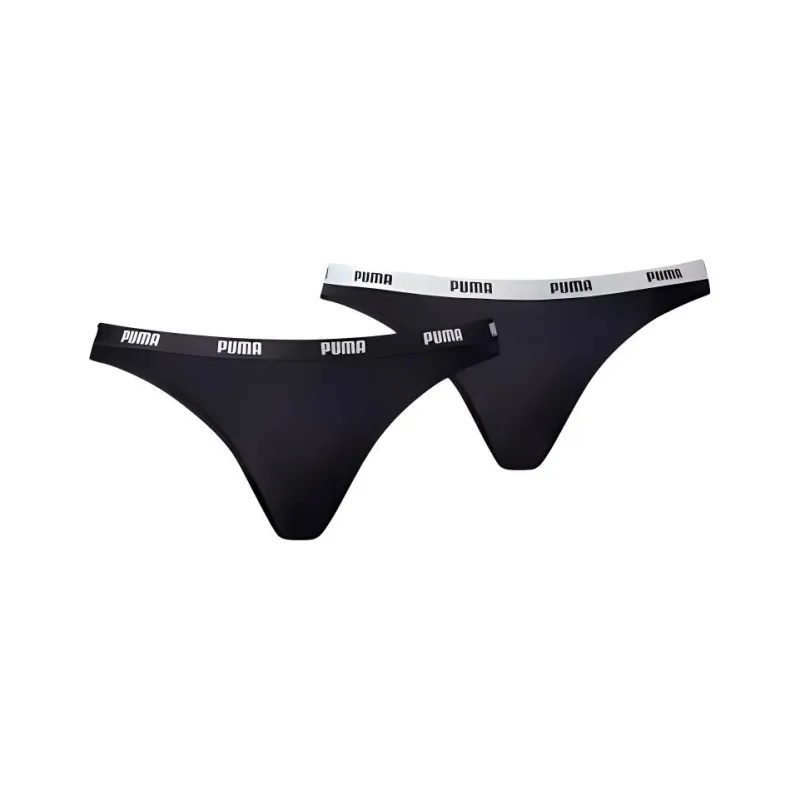PUMA Bikini Underwear 2 Pack Bikini Women's 2 Pack Black-0