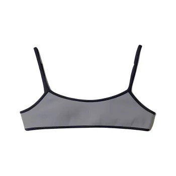 MIU MIU Two Piece Swimsuit Women's Gray Blue
