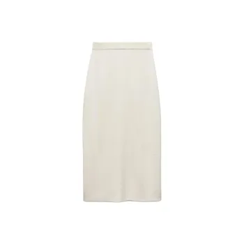 ZARA Casual Long Skirts Women's White