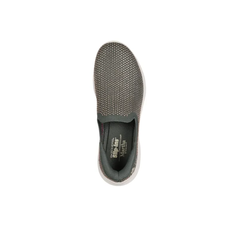Martha Stewart x Skechers Slip ins Low Top Casual Shoes Women's Green-4