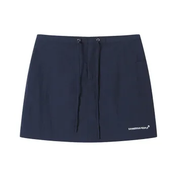 DANGEROUSPEOPLE Casual Short Skirts Women's Dark Blue