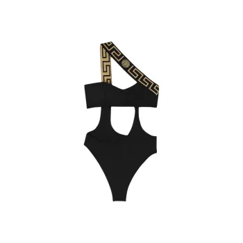 VERSACE Cut Out Detailed One Piece Swimsuit