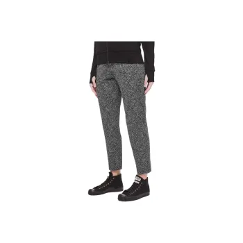 Lululemon On The Fly Athletic Trousers Women's Black/White Jacquard