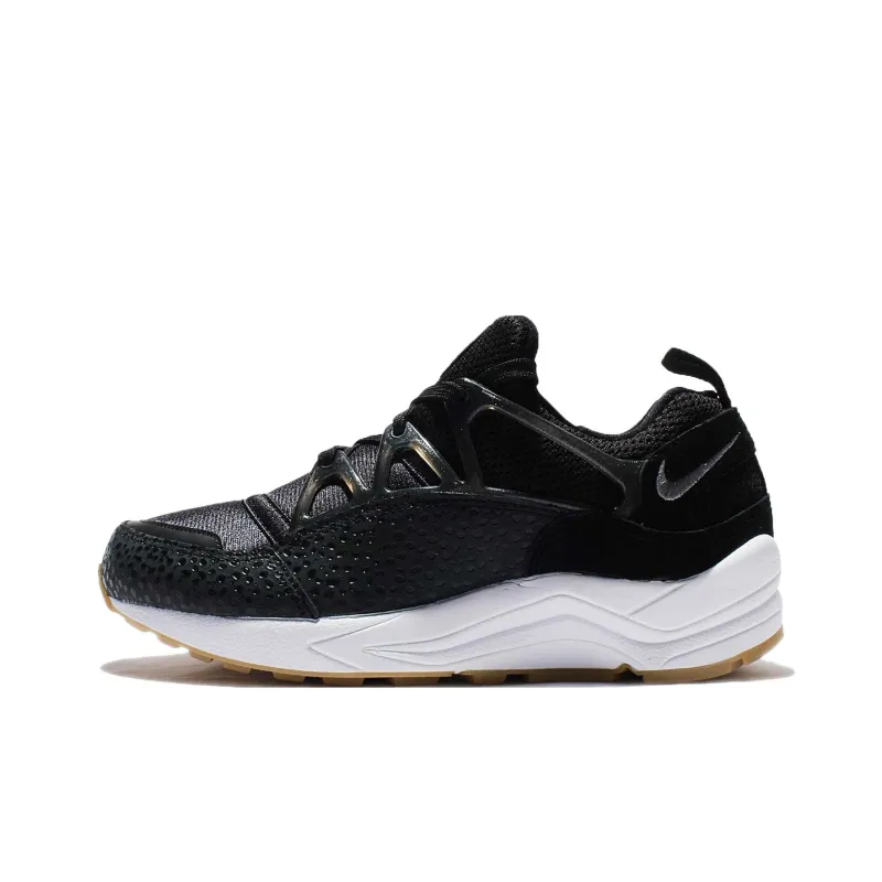 Nike Air Huarache Cushioning, Wear Resistant Low Top Running Shoes Women's Black-0