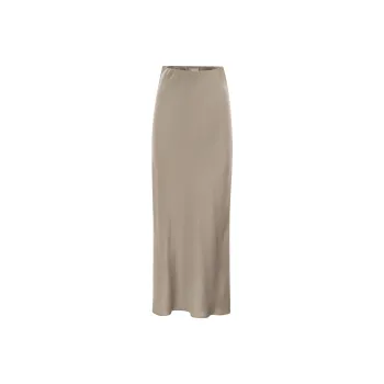 Brunello Cucinelli Satin Mermaid Skirt