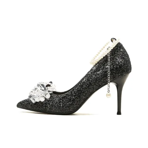 City Camel Slim Heel High Heels Women's
