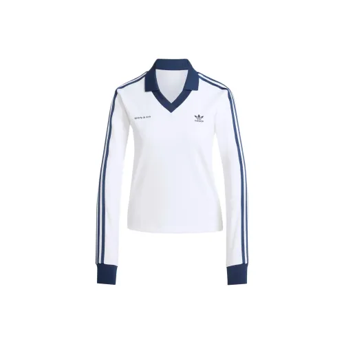 Adidas Originals SPORTY & RICH Collaboration SS24 Soccer Jerseys Women's White