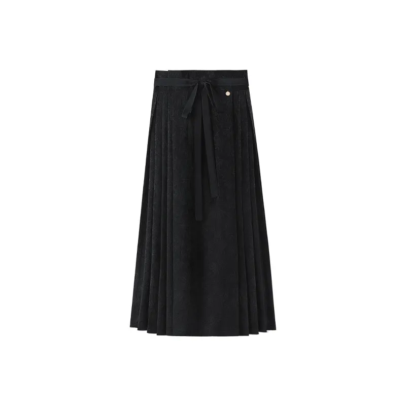 Cypress House Casual Long Skirt Women's Black-0