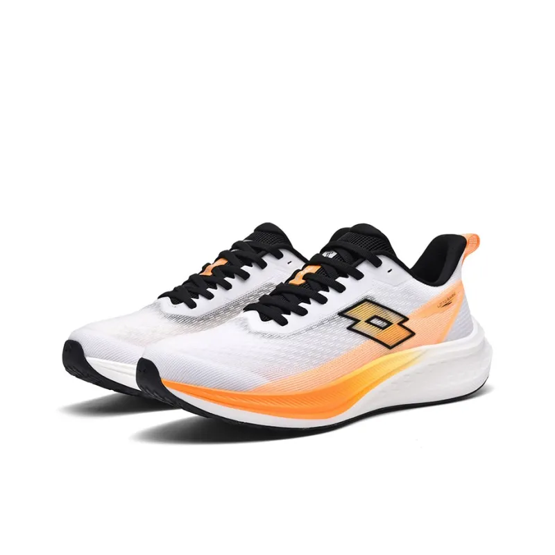 LOTTO Low Top Running Shoes Men's White Orange-1