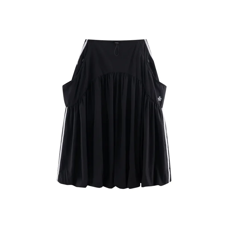 WORKSOUT Casual Long Skirt Women's Black-0