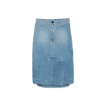 Vivienne Westwood Orb Logo Embroidered Asymmetric Skirt