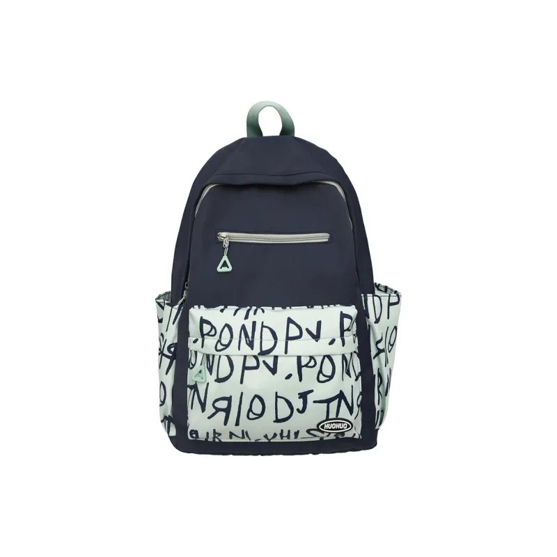 AIBAG Nylon Backpack Unisex Blue White/Blue Green/White/Pink/Khaki-6