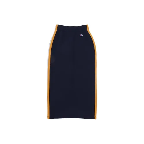 Champion FW24 Casual Long Skirts Women's Marine Blue
