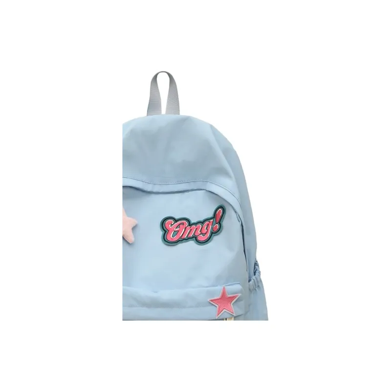H YXIANG Nylon Backpack Large Size Women's Multicolor-6