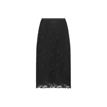 DIOR SS25 Casual Long Skirt Women's Black