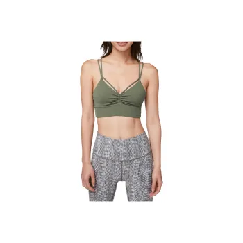 Lululemon Full Expression Sports Underwear Women's Green Gray