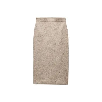 ZARA Casual Long Skirts Women's Beige