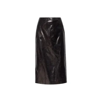 Alexander McQueen Tarpaulin Pencil Skirt