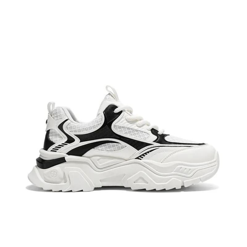 HACKBUTEER Low Top Chunky Sneakers Men's Box Included-4