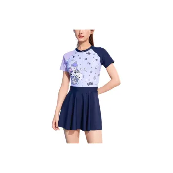 ZOKE x Sanrio One piece Swimsuit Women's Pink Purple/Dark Blue Kuromi