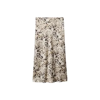 ZARA Casual Long Skirts Women's Monochrome