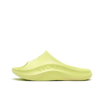 KELME Slip Resistant Abrasion Resistant Slide Slippers Unisex Neon Green